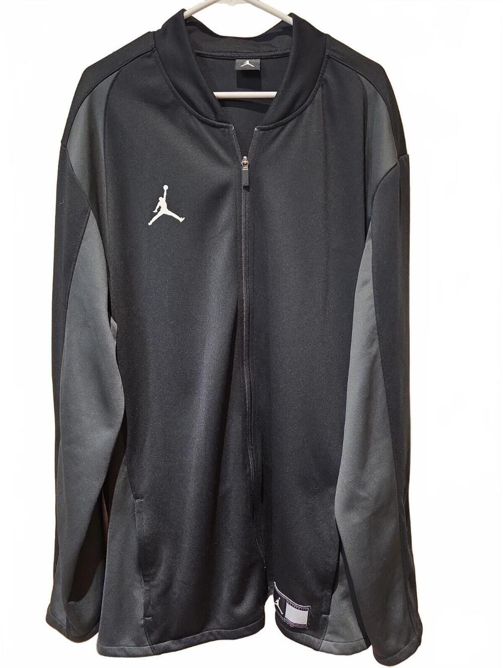 Jordan Jumpman Dri-FIT Men's Black & Gray Colorblock Full-Zip Track Jacket 3XLT